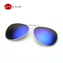 Ретро Мужчины Женщины поляризованный клип на солнцезащитные очки флип Очки ночного видения вождения очки солнцезащитные очки клип на близорукость очки