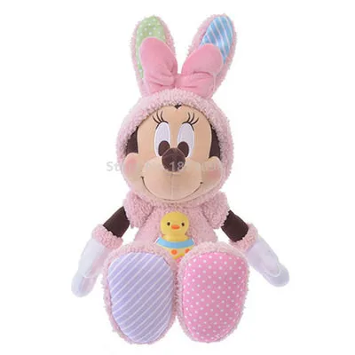Пасхальный Микки Минни плюшевый костюм кролика милые мягкие животные мягкие детские игрушки куклы детские подарки - Цвет: Minnie