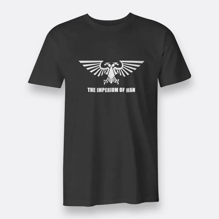 Империума Человека Warhammer 40 К Для Мужчин's Размеры S 3XL Футболки для девочек черный