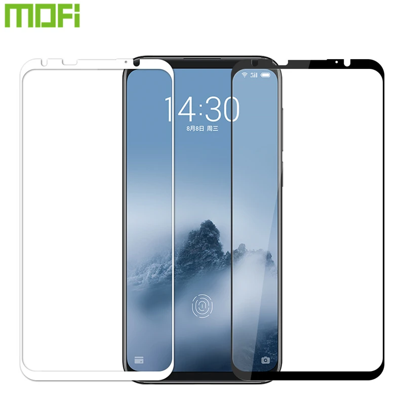 Для Meizu 16th закаленное стекло оригинал Mofi полное покрытие Защита экрана для 16 Plus