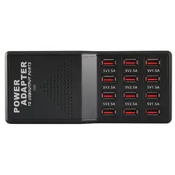 Новая мода США Plug 12 Порты и разъёмы 5 В Выход Max 3.5a зарядки HUB кратной USB Desktop быстро Зарядное устройство для Smart телефон Планшеты ПК IPOD