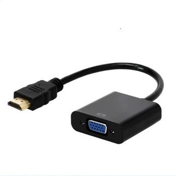 1080P HDMI-compatible to VGA Adapter Digital to Analog Converter Cable For Xbox PS4 PC Laptop TV Box to Projector Displayer HDTV 1
