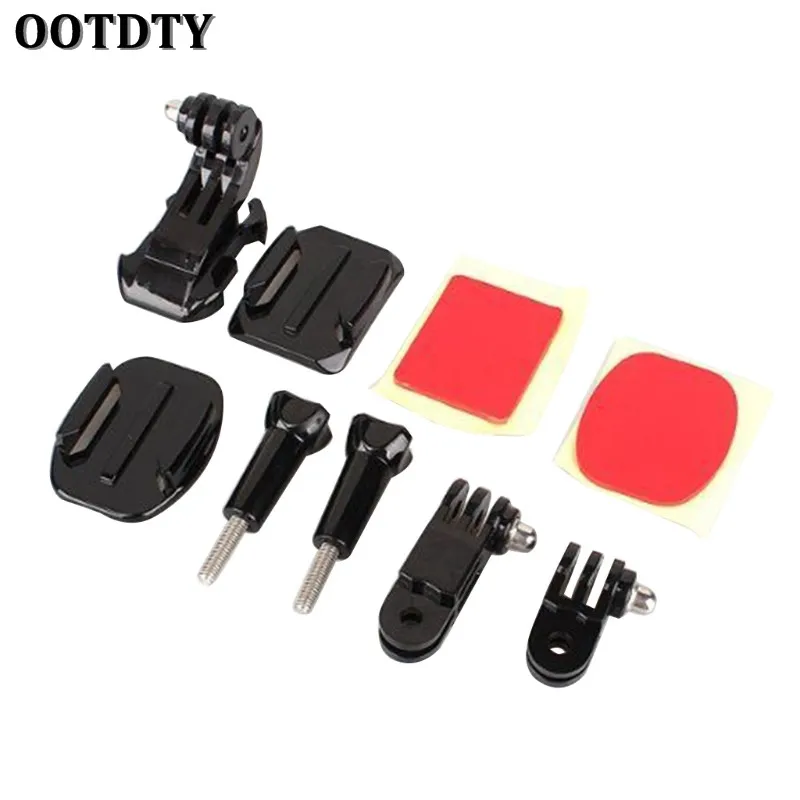 

OOTDTY Camera Helmet Front Mount Adhesive Kit for GoPro Hero 3 2 1 Black