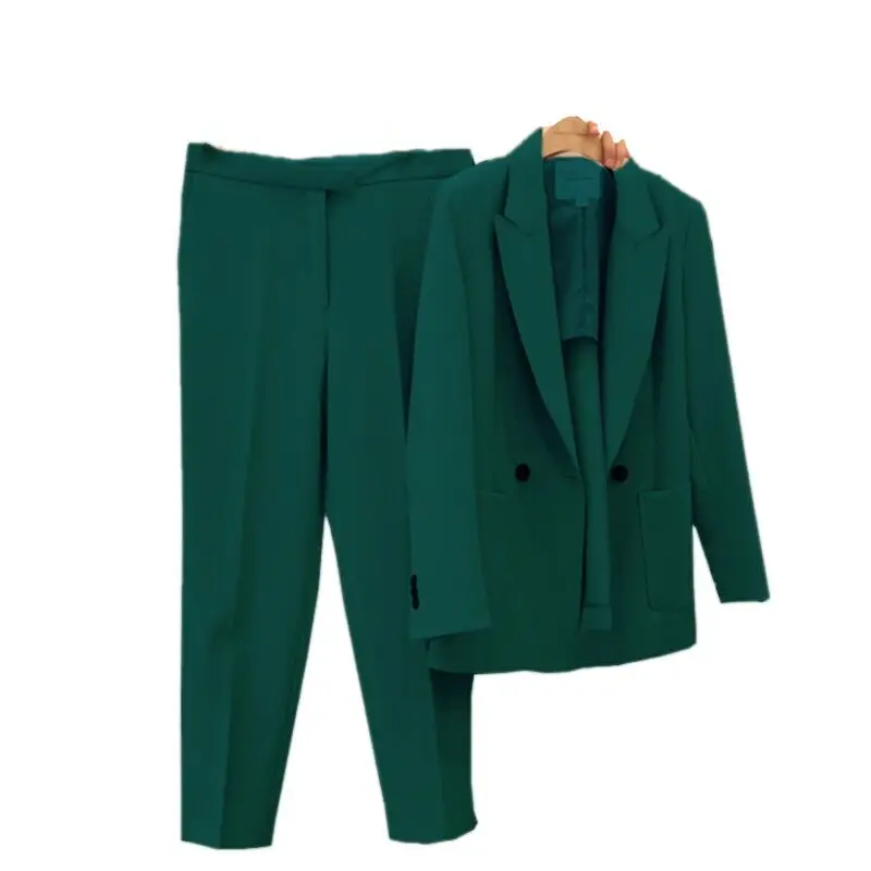 

Pants suits elegant women 2019 new style fashion temperament Slim office ladies uniform two-piece suit