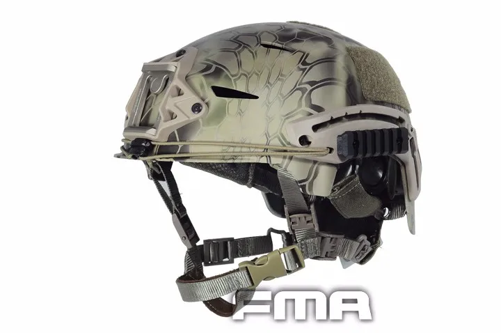 2019 FMA реальные Cascos Пейнтбол Wargame Тактический шлем, покрытый тканью армии Airsoft Военная униформа для тактический юбки Airsoft TB743FG