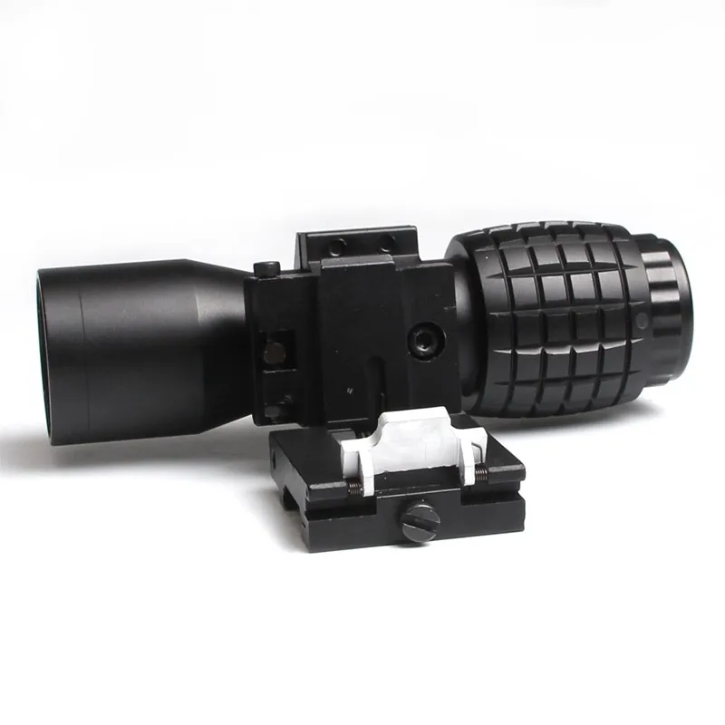 Airsoft 4X30mm Magnifying Focus Adjusted With Flip Up Mount Scope For Hunting 6-0060-6