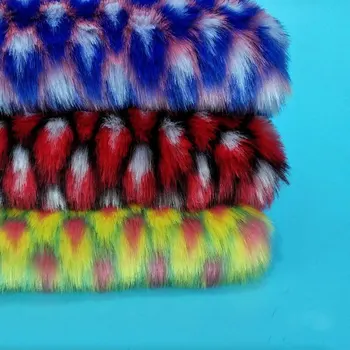 

New stock supply rabbit fur pineapple children's clothing fur home textile toy knitted plush fabric wholesale
