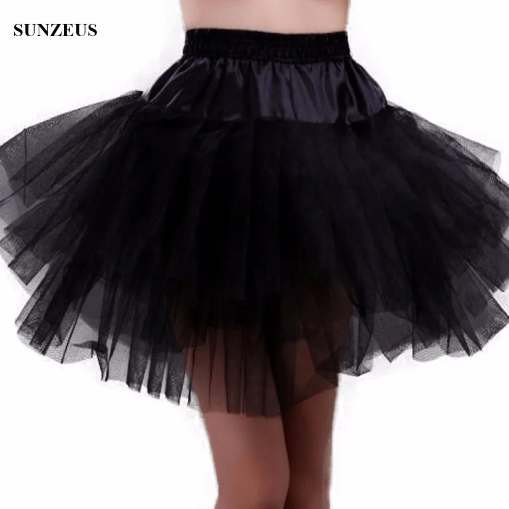 black petticoat skirt