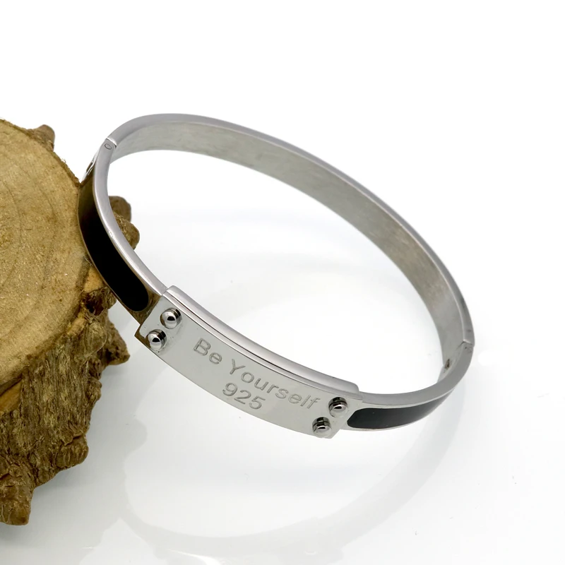 Браслеты манжеты и обручи золотого цвета с надписью Be Yourself|bracelet brand|bracelet fashionbrand