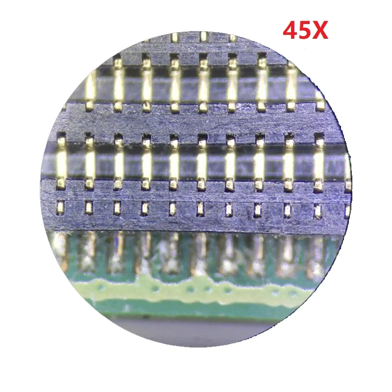 Большая настольная подставка+ 3.5X-90X бинокулярный стерео микроскоп+ 56 регулируемый светодиодный светильник с 0.5X 2.0X объективом ремонт телефона