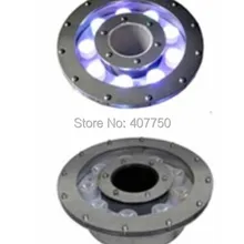 В Северную Америку IP68 цветная(rgb) светодиодная подсветка для бассейна из 27 W 12 V фонтан со светодиодным освещением 2 шт./лот для городских фонтанов