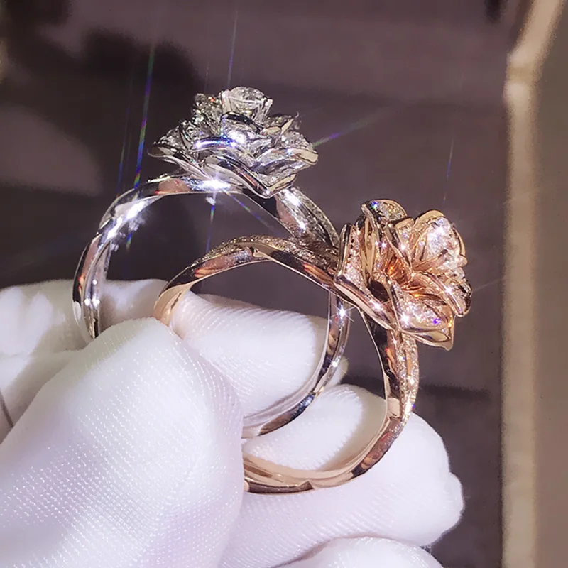 18 K 750Au золото Moissanite алмазное кольцо обручальное кольцо D Цвет VVS с национальным сертификатом MO-H10016