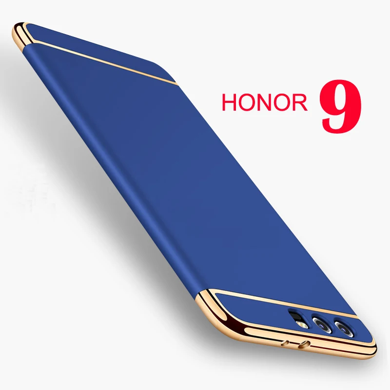 3 в 1 для Huawei honor 9 Lite Полное покрытие жесткий матовый корпус Coque на Жесткий Бампер