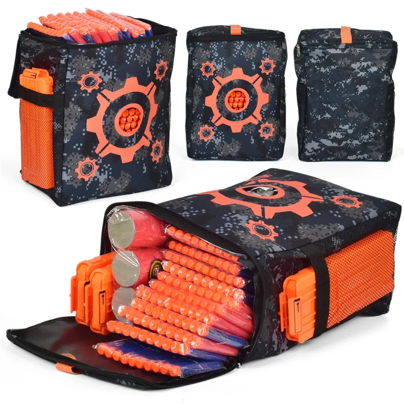 

Oxford Cloth Target Pattern Shooting Practice Pouch Refill Clip Darts Bullets Bag Storage Carrying Case for Nerf Toy Gun