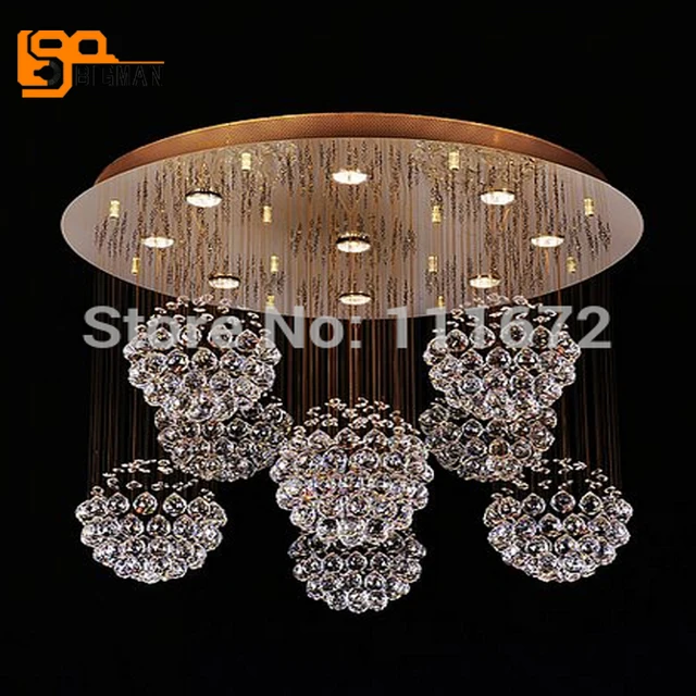 new modern led crystal chandelier lighting fixtures lustre hotel