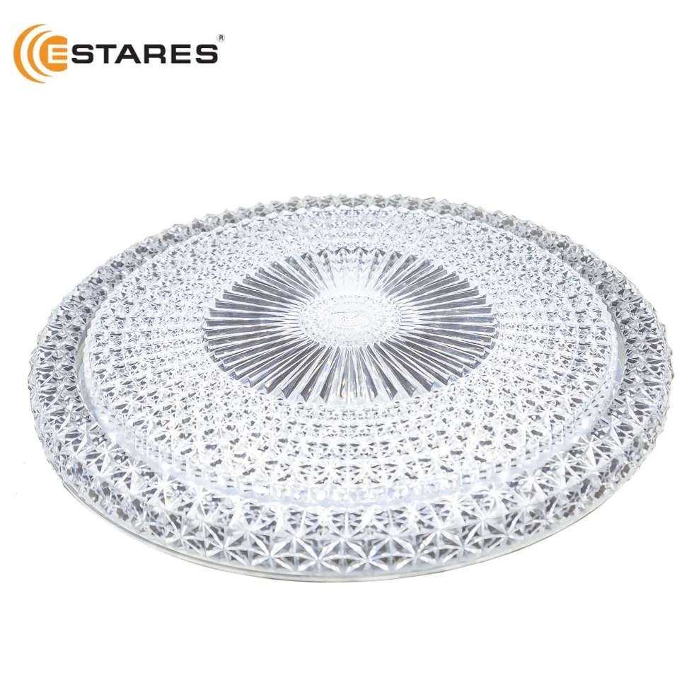 

ESTARES LED Ceiling lamp AKRILIKA PRIME 40W R-405-CLEAR-220-IP44