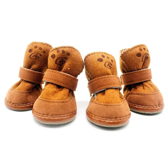 Buy Brand new winter puppy shoes outdoor for dogs dachshund warm dog boots for