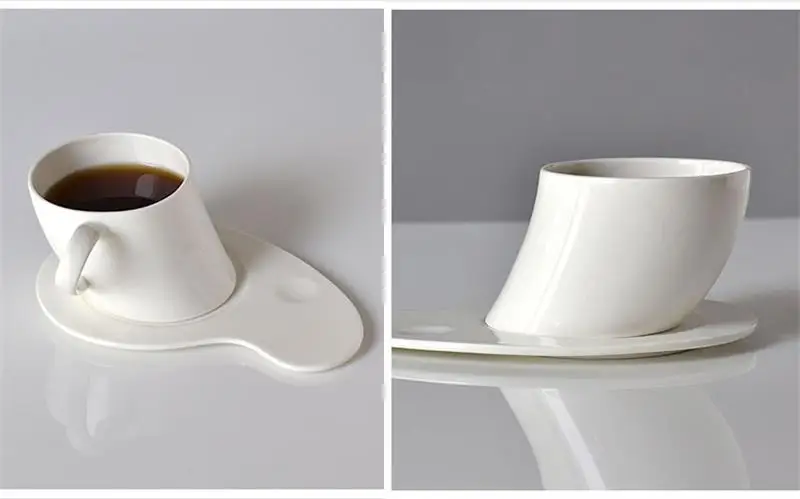 150 мл, простой белый качество костяного фарфора чайная чашка и блюдце набор, белая фарфоровая чашка, просыпающаяся кофейная кружка, кружка для сублимации