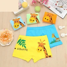 New 2018 High Quanlity 4 Pcs Lot Boys Children Underwear Kids Cartoon Cotton Briefs Boy Panties