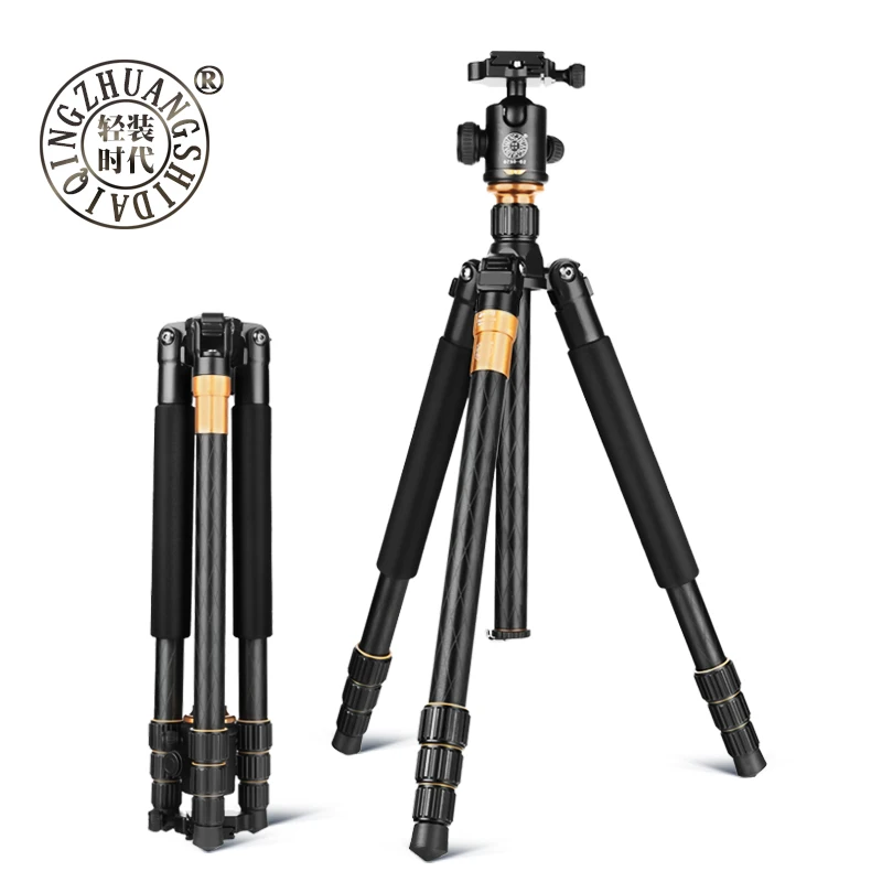  15KG Load photographic portable monopie stativ dslr digital camera Q999 62'' tripod camara profesio