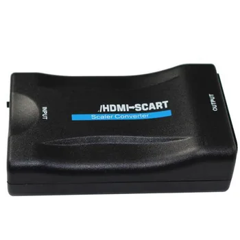 

20pcs HDMI to Scart Converter AV Signal Adapter Receiver hdmi 1080P for MonItor PC Smart phone