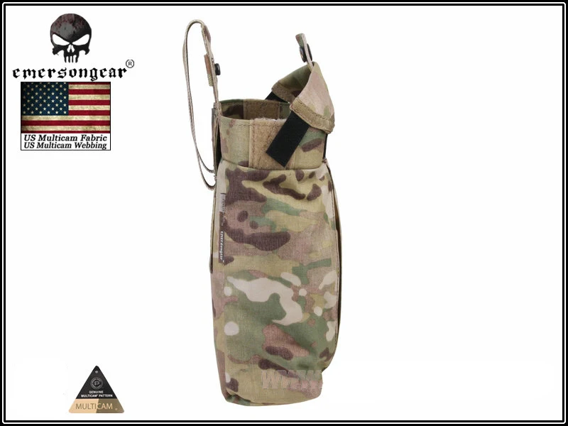 Emersongear Molle Acessórios Táticos Emerson Tactical Revista Dump Pouch Mag Malotes Multicam Em9042 Coyote Marrom Preto 3 High Quality Esporte e Lazer