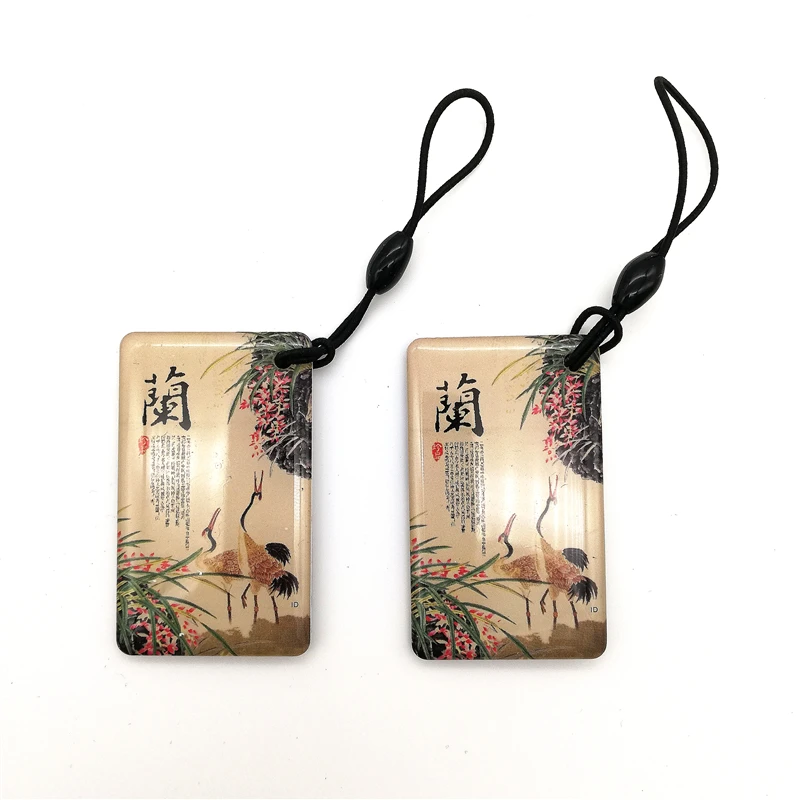 

1Pcs 125KHZ EM4305 RFID Blank Card Rewritable Keyfob Token Tag Keychain Smart tickets Badge For RFID Copier Duplicator