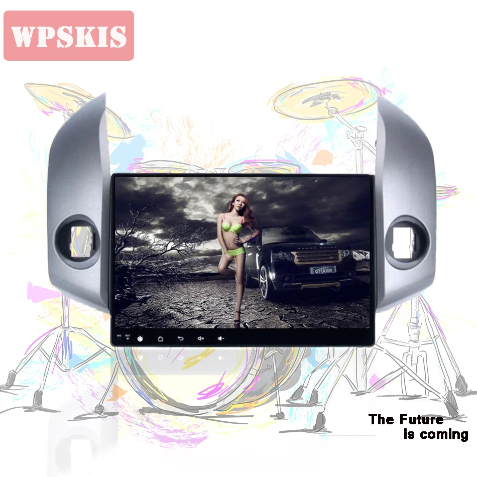 Best 1024*600 Android 9.0 car dvd player for Toyota RAV4 Rav 4 2007 2008 2009 2010 2011 2 din 1024*600 gps navigation wifi Head unit 2