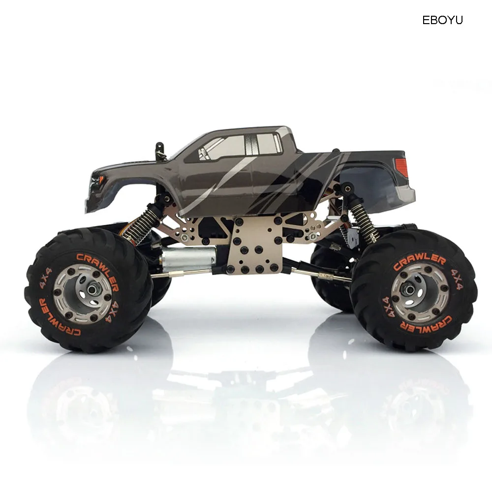 EBOYU 2098B 1:24 2,4 GHz 4WD 4WS Devastator Rock RC Crawler RTR с двойным сервоприводом внедорожный Радиоуправляемый автомобиль RTR-случайный цвет