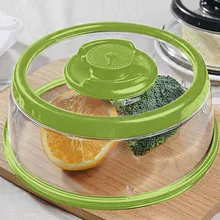 Зеленый Еда герметичной крышки Кухня мгновенный вакуумный Еда уплотнитель постельное белье Еда силиконовая плёнка для хранения продуктов герметичной крышки B1