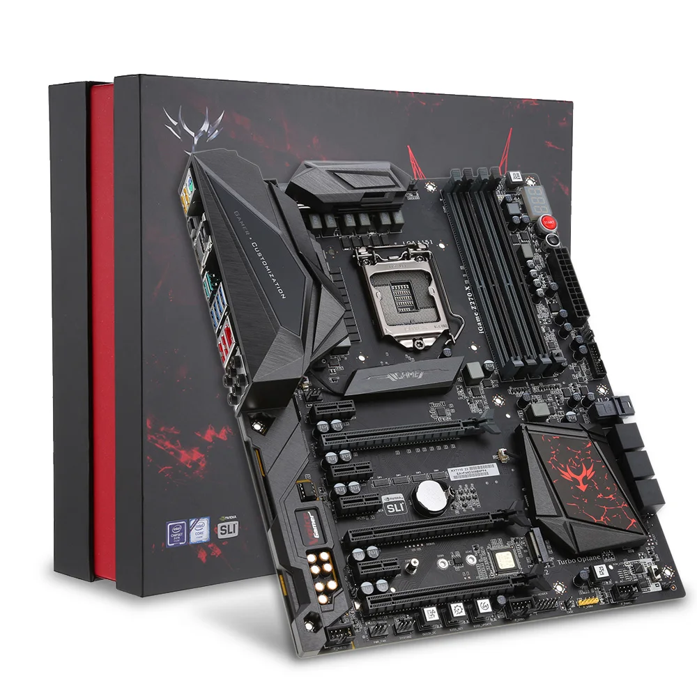 Цветная системная плата iGame Z270 Ymir-X для Intel Z270/LGA1151 DDR4 ATX DDR4 SATA3 USB3.1 M.2 U.2 порты