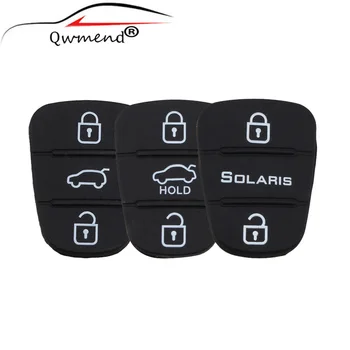 

Replacement Rubber Button Pad For Hyundai Solaris Flip Remote Car Key Shell