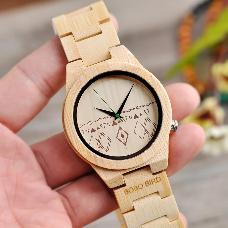 Relogio masculino BOBO BIRD мужские часы бамбуковые деревянные часы кварцевые наручные часы в деревянной коробке принимаем логотип Прямая поставка