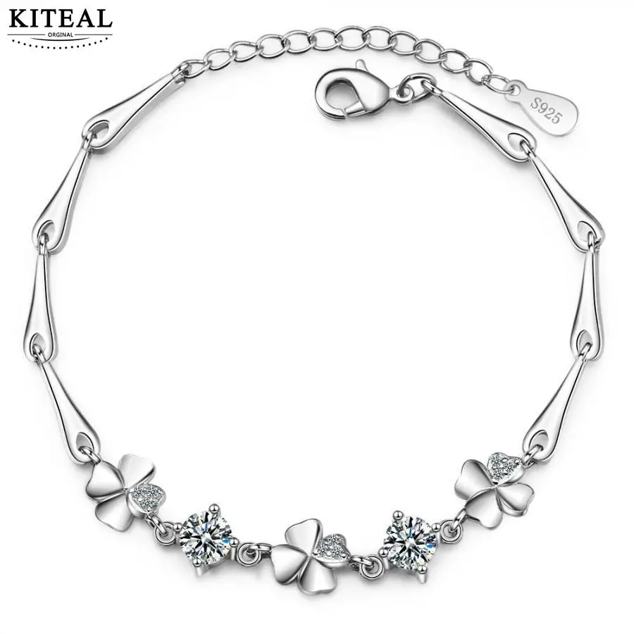 KITEAL 925 НОВАЯ распродажа серебряный цвет для женщин цветок 16 см + 3 5 Спорт |