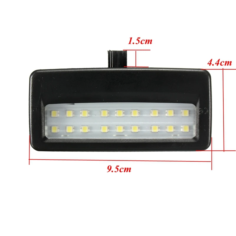 2 шт. автомобиля зеркало с подсветкой LED лампа 12V Светодиодный Чтение светильник