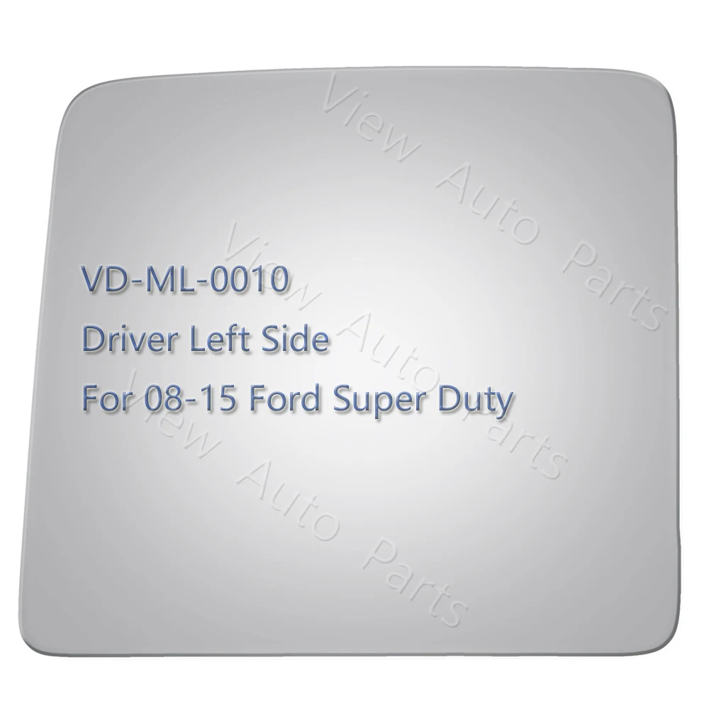 

Upper Replacement Door Mirror Glass for 08-15 Ford F-250 F-350 F-450 Super Duty Driver Left Side