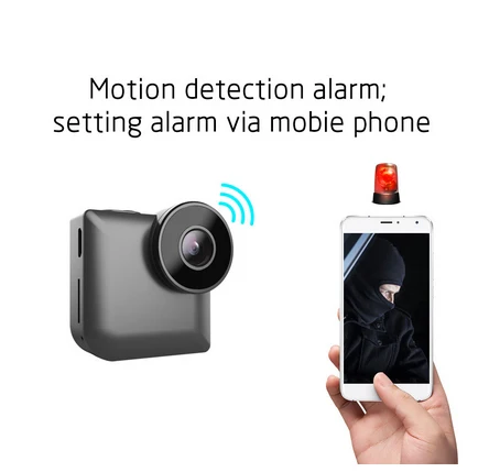 140 degree C3 Mini Camera Wireless WIFI IP Control by Phone HD 720P Infrared Night Vision