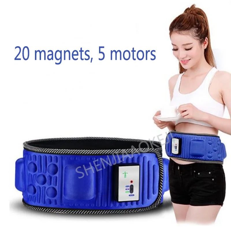 

Slimming thin waist belt abdomen machine vibration Lazy weight loss massage belt Burning fat massage machine 8W 1PC