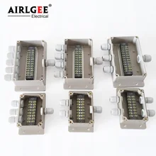 158* 90* 60mm with ear waterproof cable junction box, junction box outdoor plastic threading box terminal waterproof connector