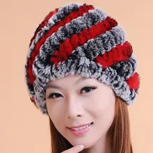 Зимние Кепки для Для женщин Настоящее волос кролика Rex Шапка-бини супер Лидер продаж Утепленная Одежда Размеры смесь цветов подарок для год CP031