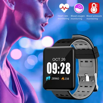 

1.44 inch HD Screen Smartwatch J10/J20 Men Women Waterproof IP67 Bracelet Dynamic Blood Oxygen Fitness Tracker for IOS Android