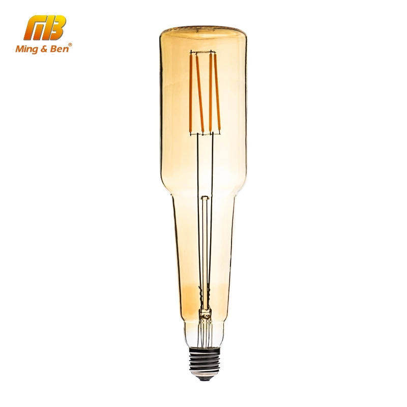 Ретро Edison лампы светодиодный Лампа накаливания E27 4 W 220 V 240 бутылка ампулы нить
