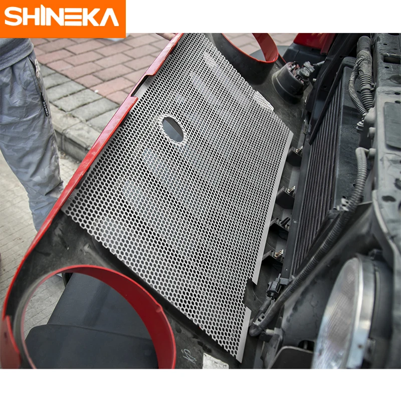 Металлические сетки от насекомых SHINEKA передние с отверстием под ключ для замка