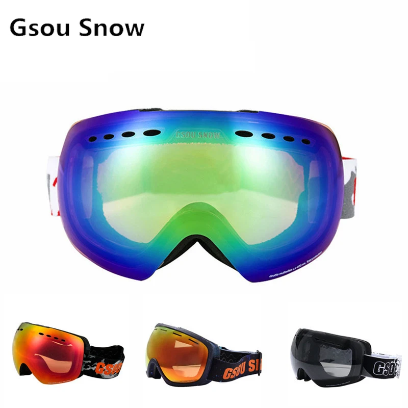 Buy Ski Glasses Double Lens UV400 Ski Goggles men Snow
