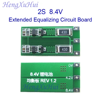 

2S 7.4V 8.4V Li-ion Battery Extended Equalized Charging PCB Board Equalized Charging Current 100mA 300mA optional