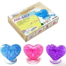 Кэндис Го! новинка Горячая Распродажа 3D crystal puzzle сердце пластиковые игрушки дети веселые игры любовник креативный подарок на день рождения 1 шт