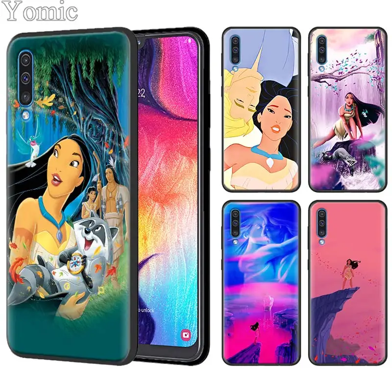 

Pocahontas Silicone Case for Samsung Galaxy A50 A70 A10 A20 A30 A40 A6 A7 A8 Plus A9 M30 M20 Black Case Cover
