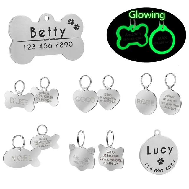 custom pet id tags