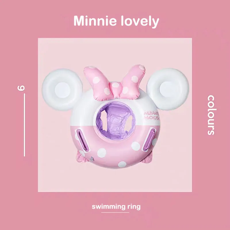 

Cartoon Kids Inflatable Swimming Ring Baby Pool Float Toys Summer Party Child Gifts Swimming Equipment With Handle Lifebuoy