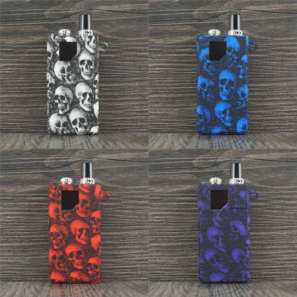 

Texture Case for lost vape orion dna go 40w skull case Protective Silicone Sleeve Cover Shield compatible